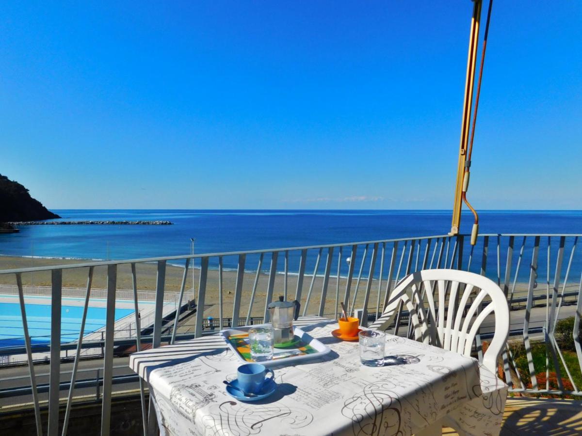 Trilocale Con Meravigliosa Vista Mare, Levanto Exterior foto